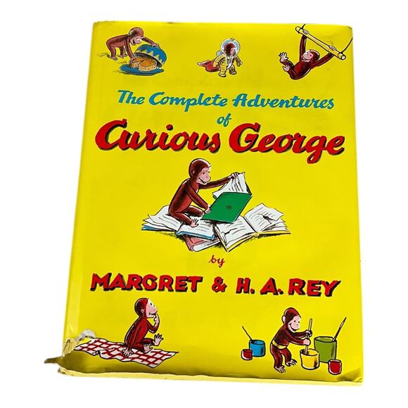 The Complete Adventures of Curious George By H.A. Rey, Margret Rey Used Vintage - Picture 1 of 11